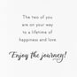 Just Married Vintage Getaway Car Wedding Card Sentiment image number 2