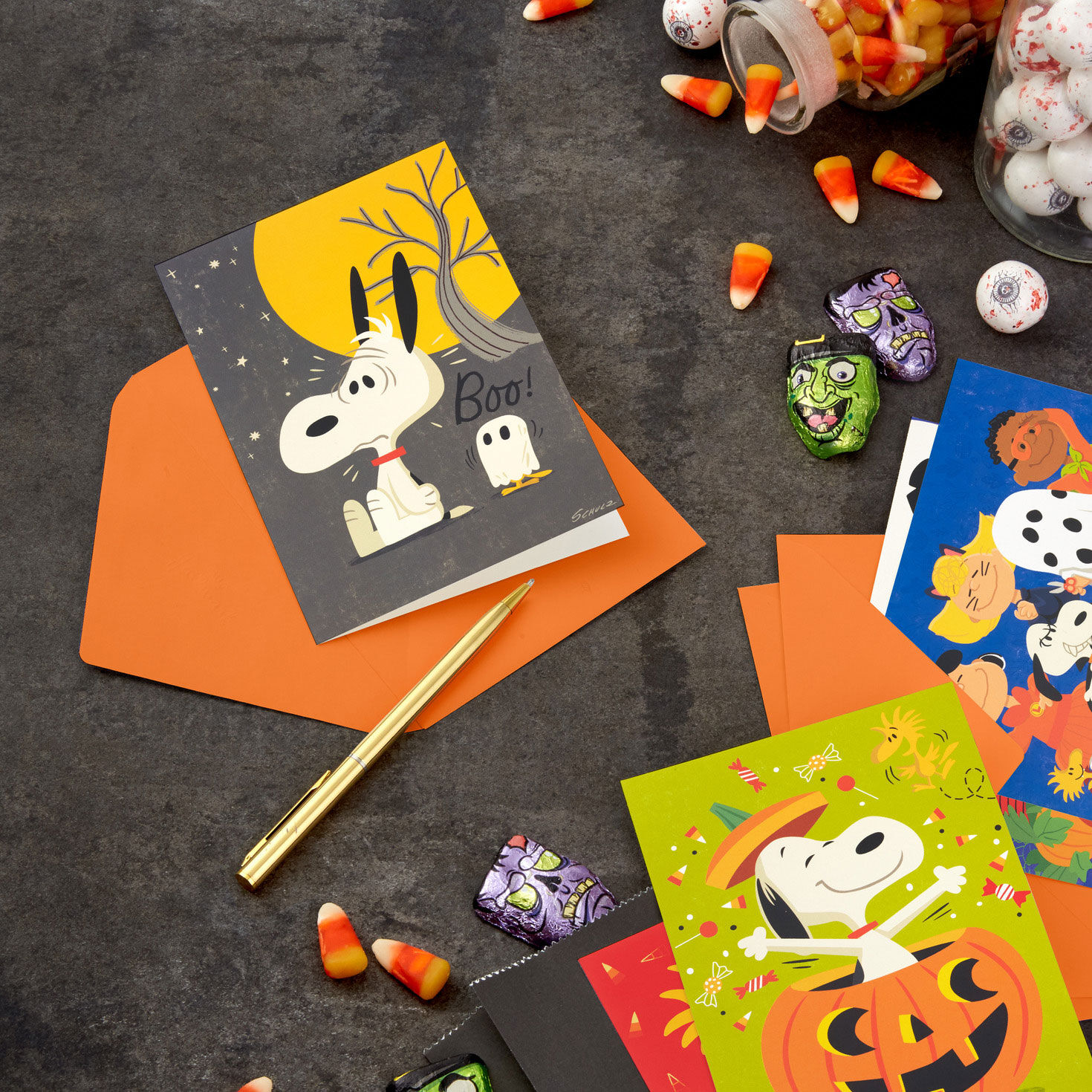 Peanuts&reg; Tricks and Treats Assorted Halloween Cards, Pack of 24, , large image number 8