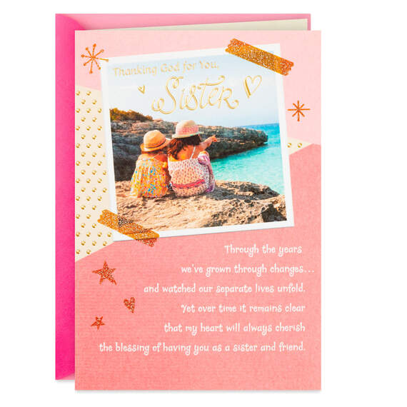 Celebrating You Religious Mother's Day Card for Sister, , large image number 1