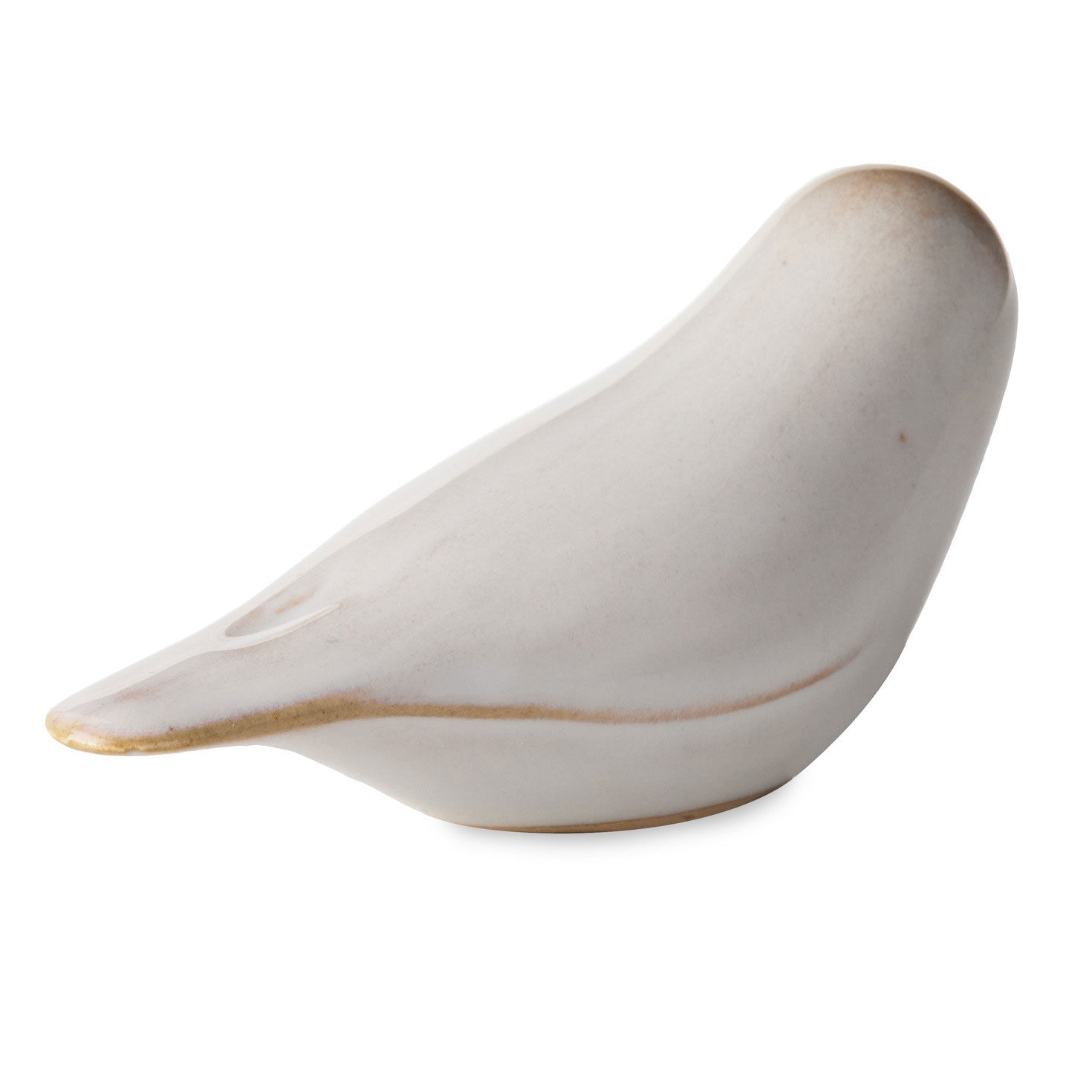 White Dove Ceramic Bird Figurine back image number 2