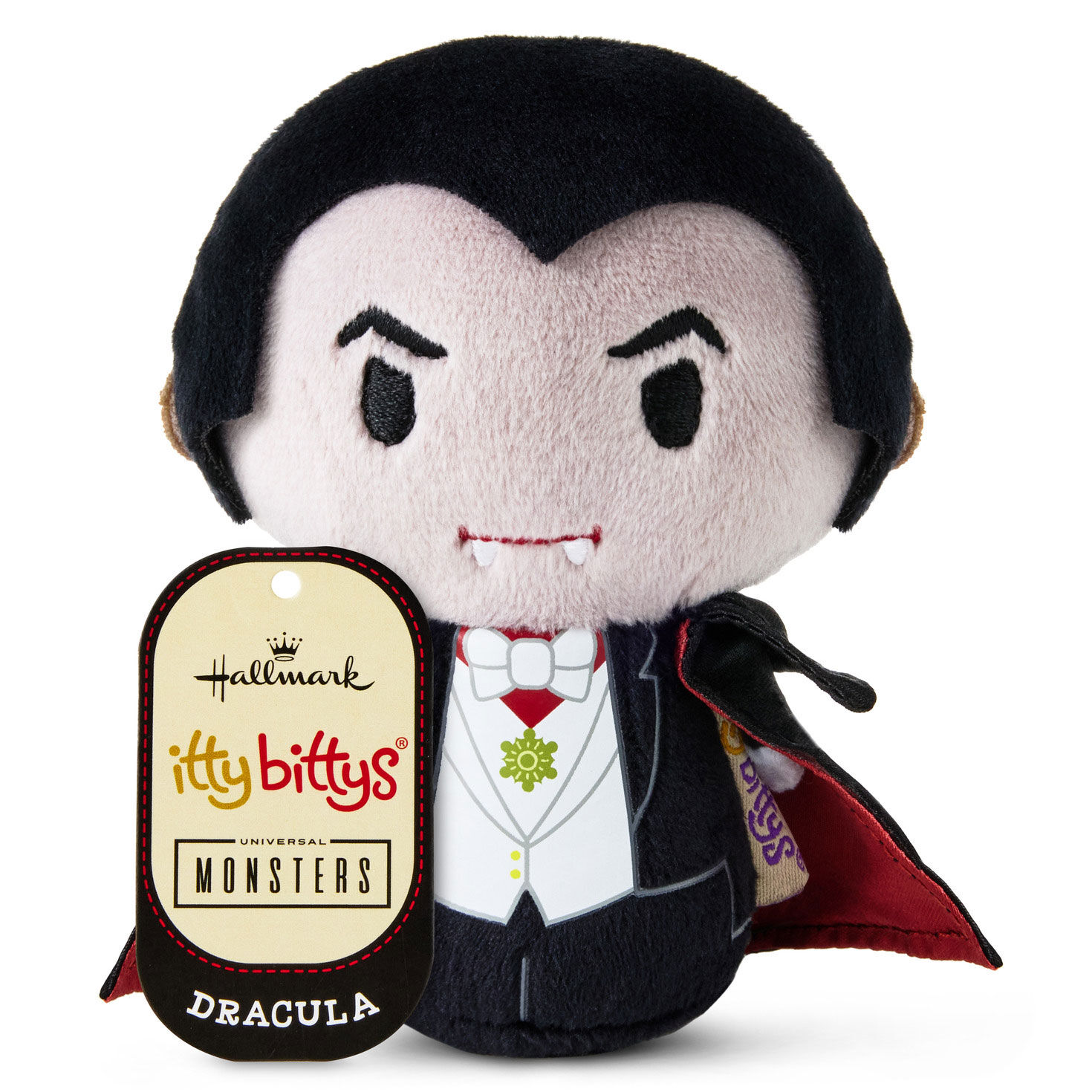 Hallmark itty bittys Plush Dracula front with tag image number 2