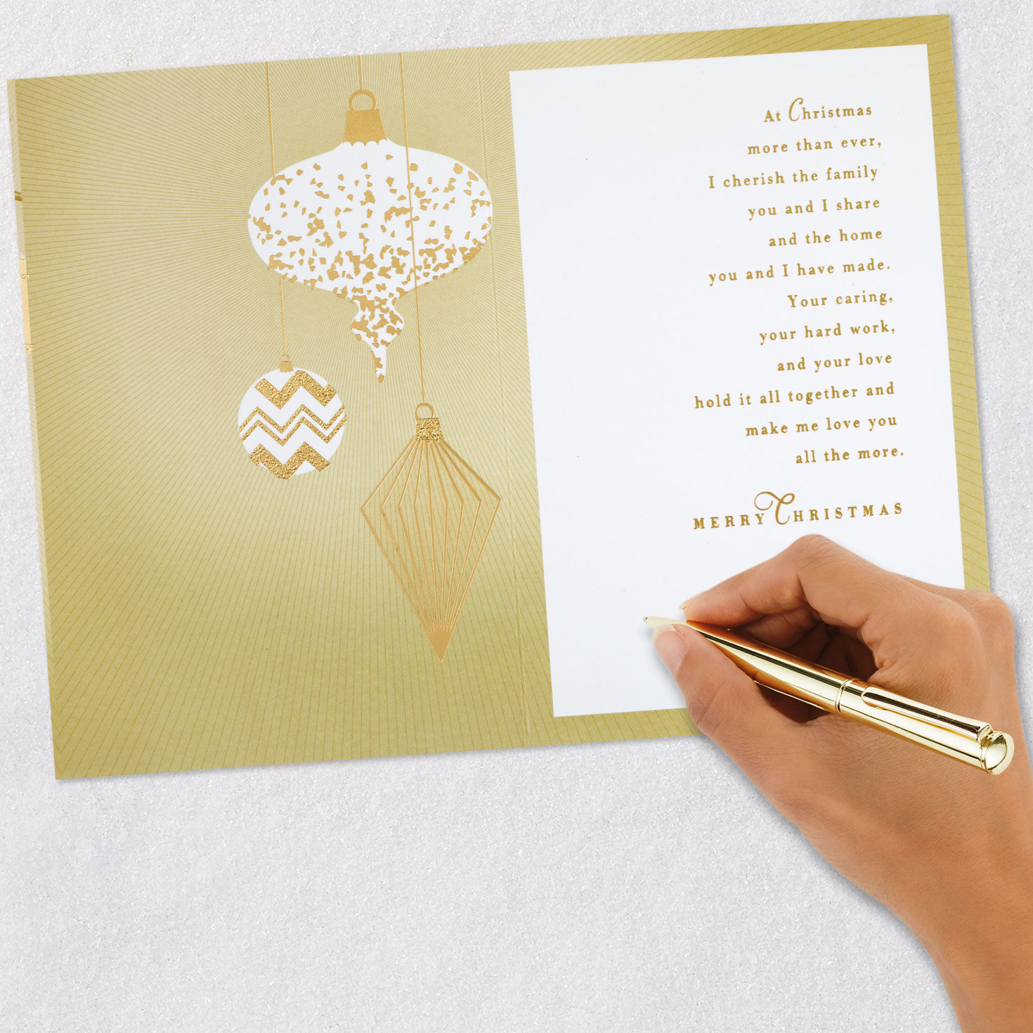 You Make Our Family Wonderful Christmas Card for Husband for only USD 5.99 | Hallmark