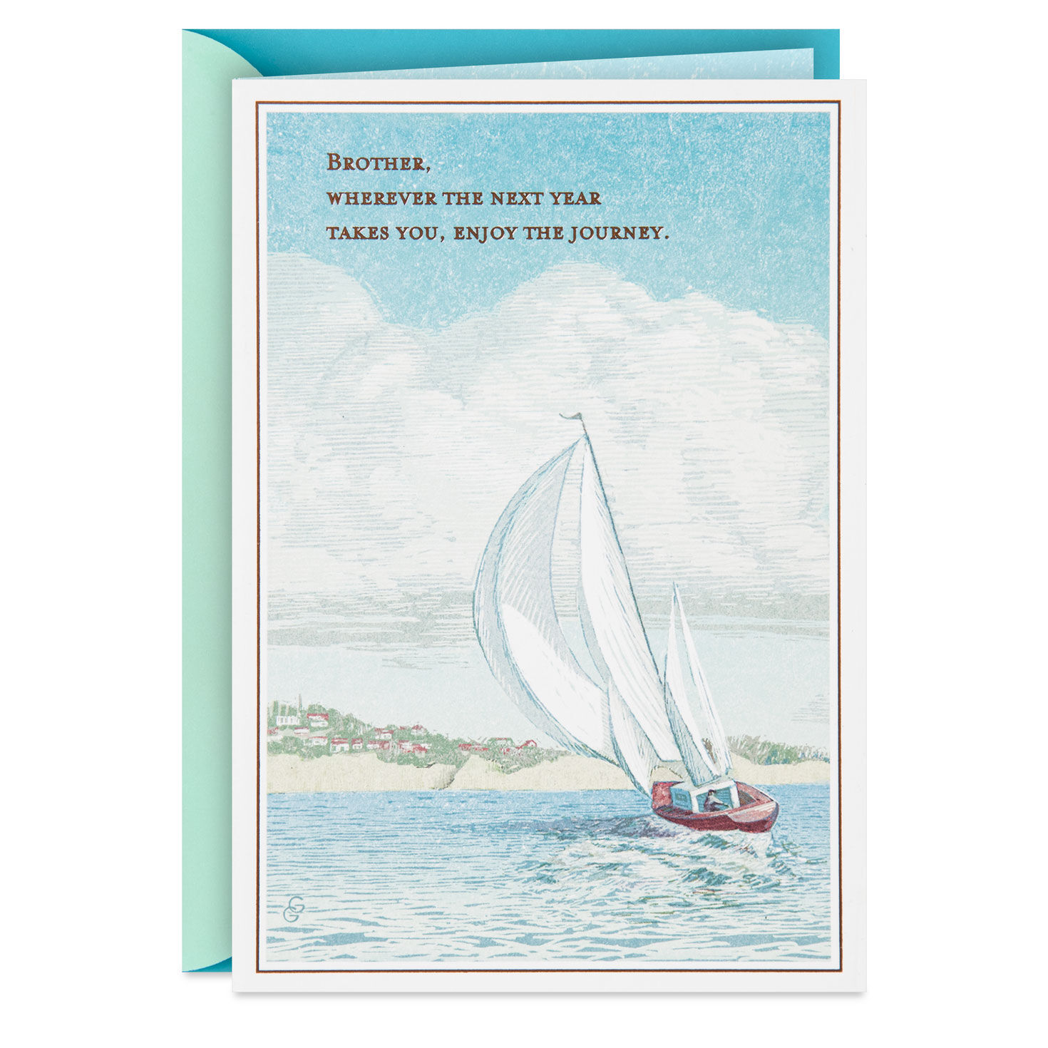 Sailboat Enjoy the Journey Birthday Card for Brother for only USD 4.99 | Hallmark