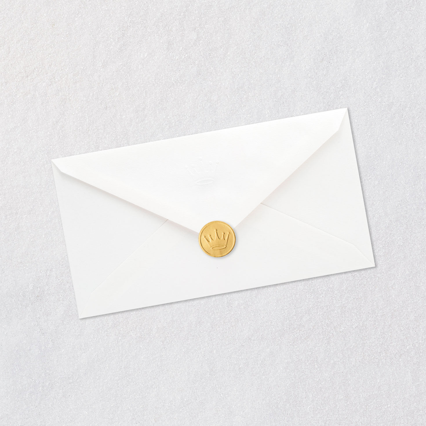 Birch Tree and Blue Sky Dad Father's Day Card Envelope Back with Seal image number 8