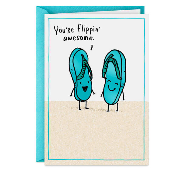 You're Flippin' Awesome Funny Love Card
