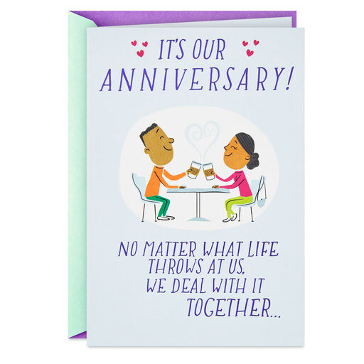 We Make the Perfect Team Pop-Up Anniversary Card, 
