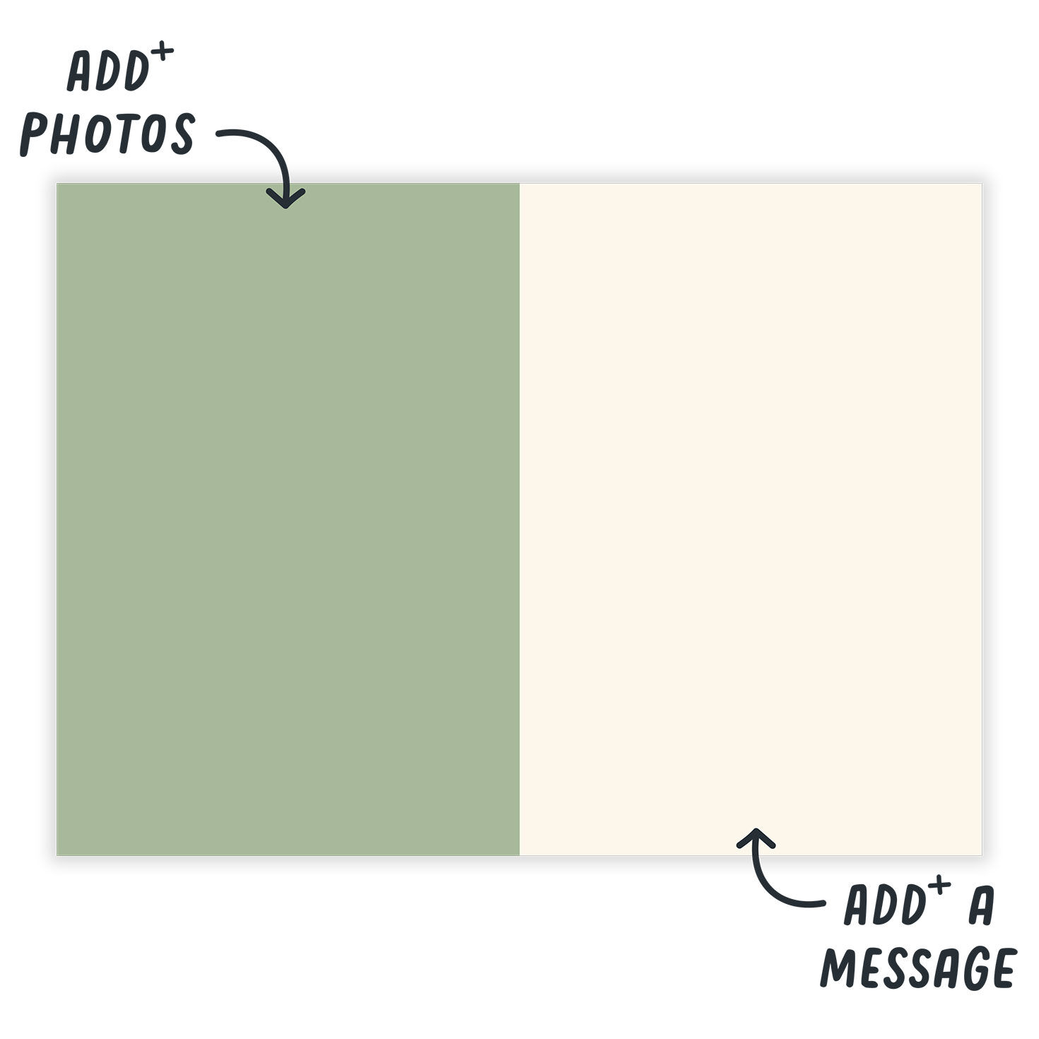 Personalized You Make a Difference Waves Photo Card  image number 3