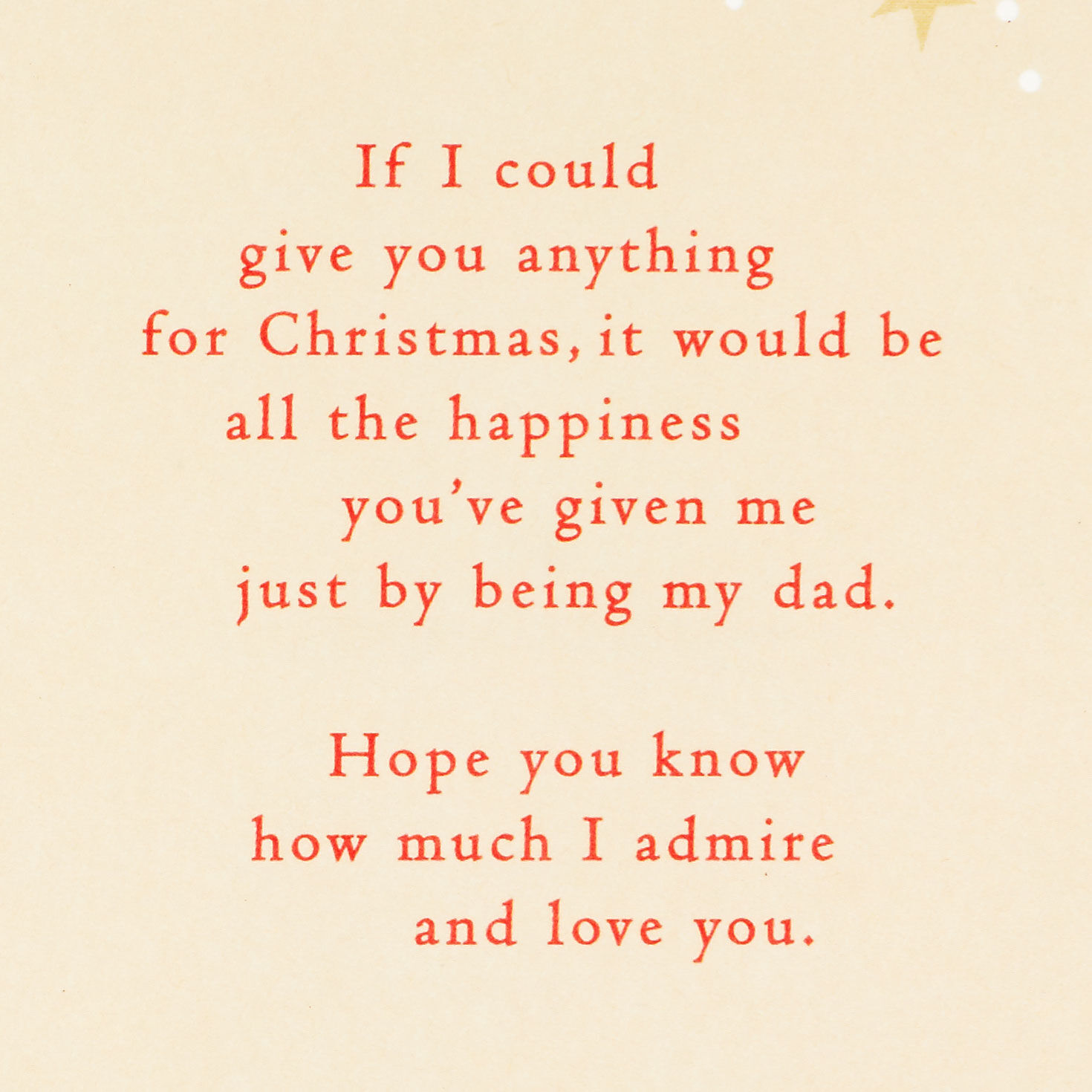 Loved and Admired Christmas Card for Dad, , large image number 2