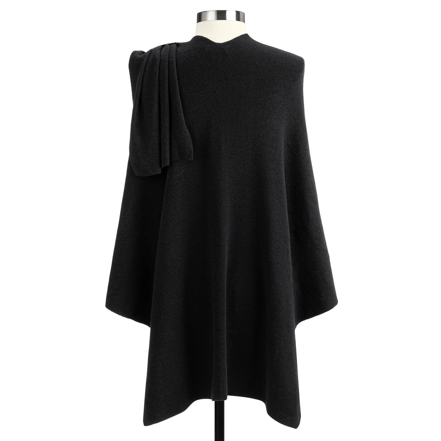 Black Wrap-Around Shawl back image number 2