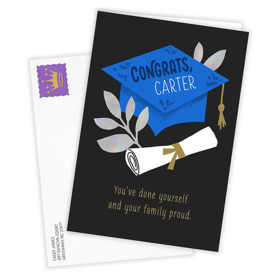 Proud Family Folded Graduation Photo Card, , large image number 2