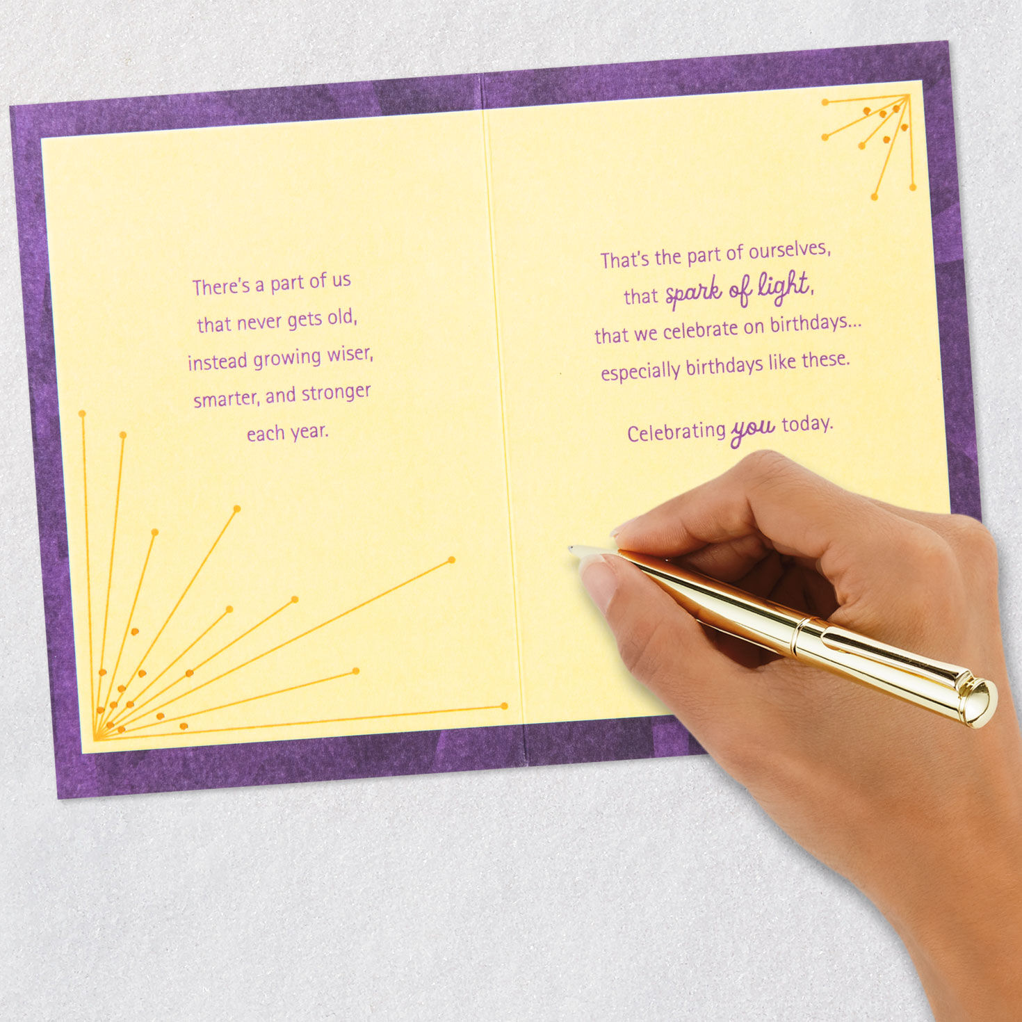 Sparkly Number 60 60th Birthday Card signing card image number 7