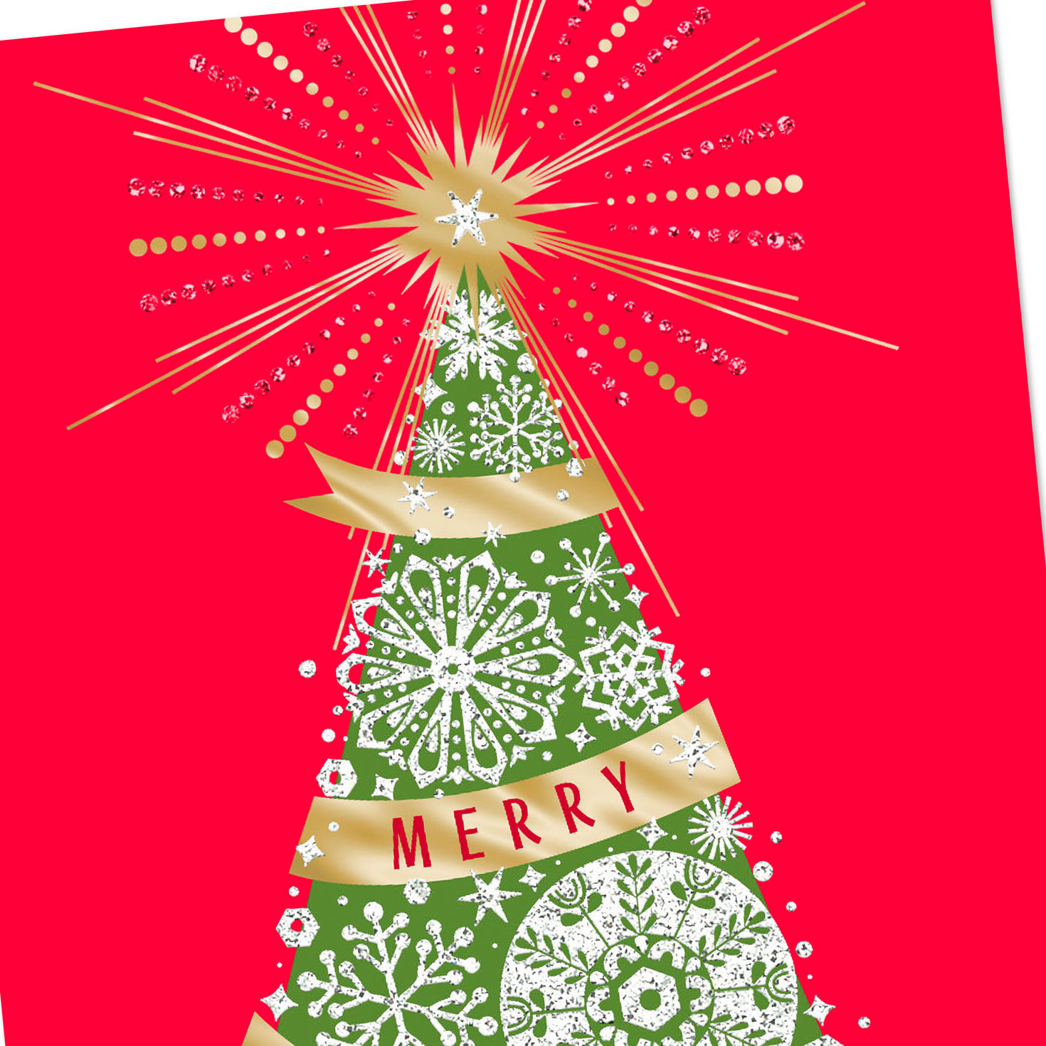 Holiday Tree With Snowflakes Money Holder Christmas Cards, Pack of 10 for only USD 8.99 | Hallmark