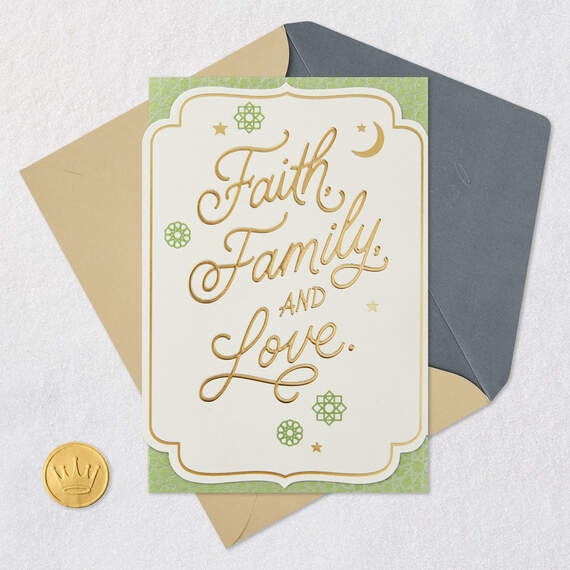 Faith, Family, Love Eid Card, , large image number 5