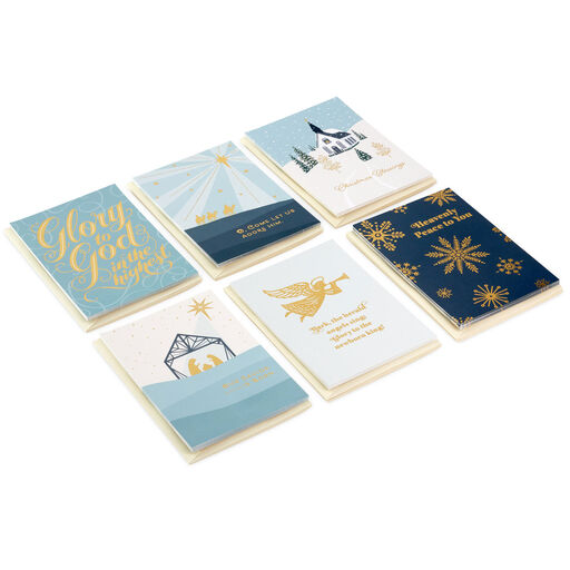 Heavenly Blessings Boxed Christmas Cards Assortment, Pack of 36, 