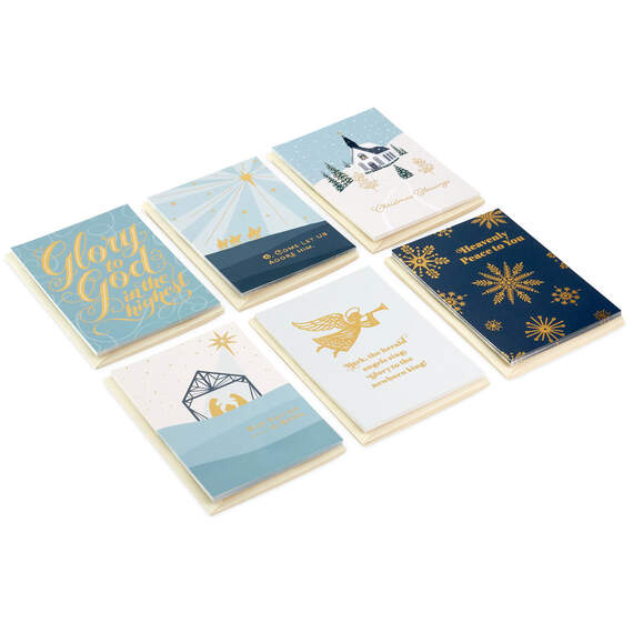 Heavenly Blessings Boxed Christmas Cards Assortment, Pack of 36