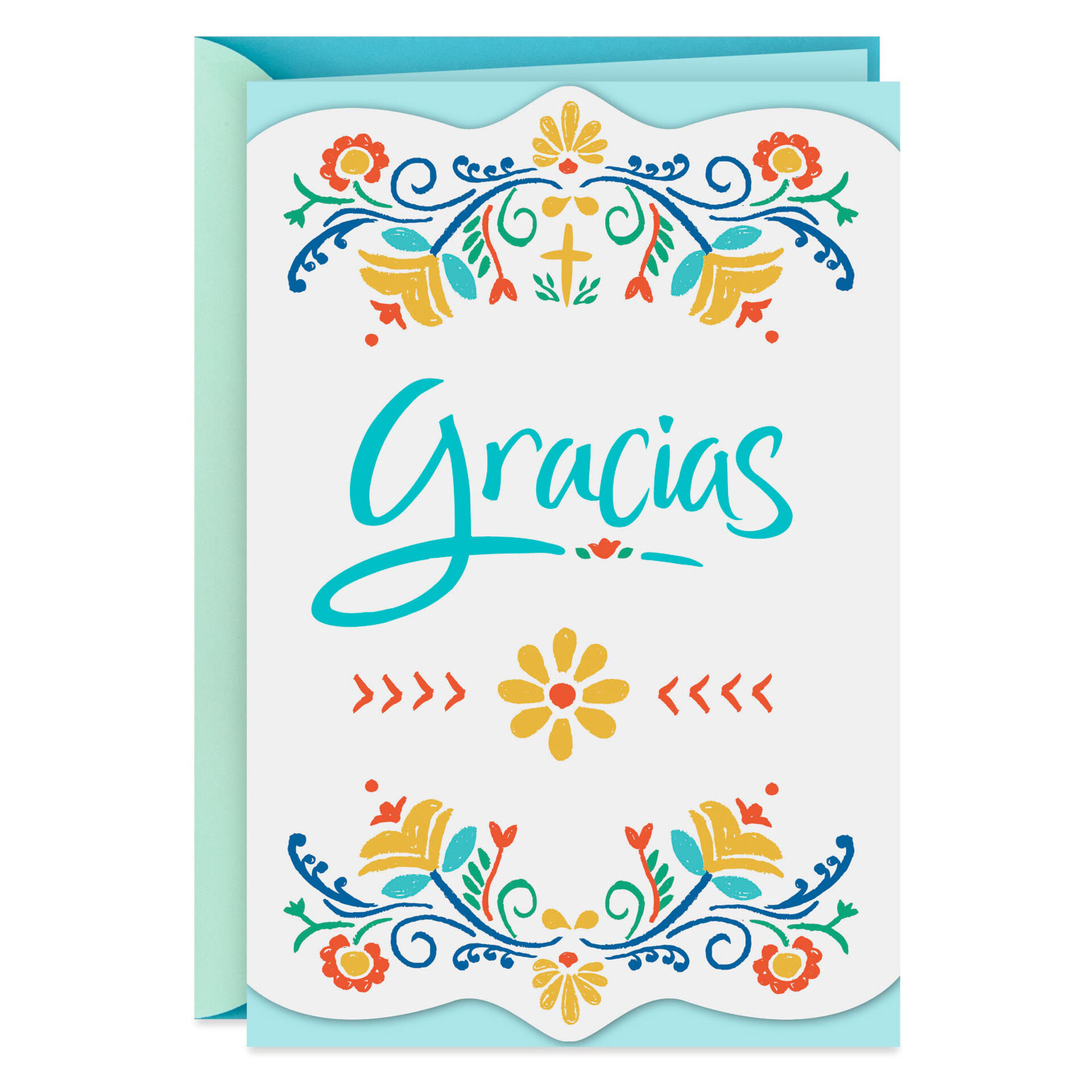 May God Bless You Always Spanish Language Religious Thank You Card