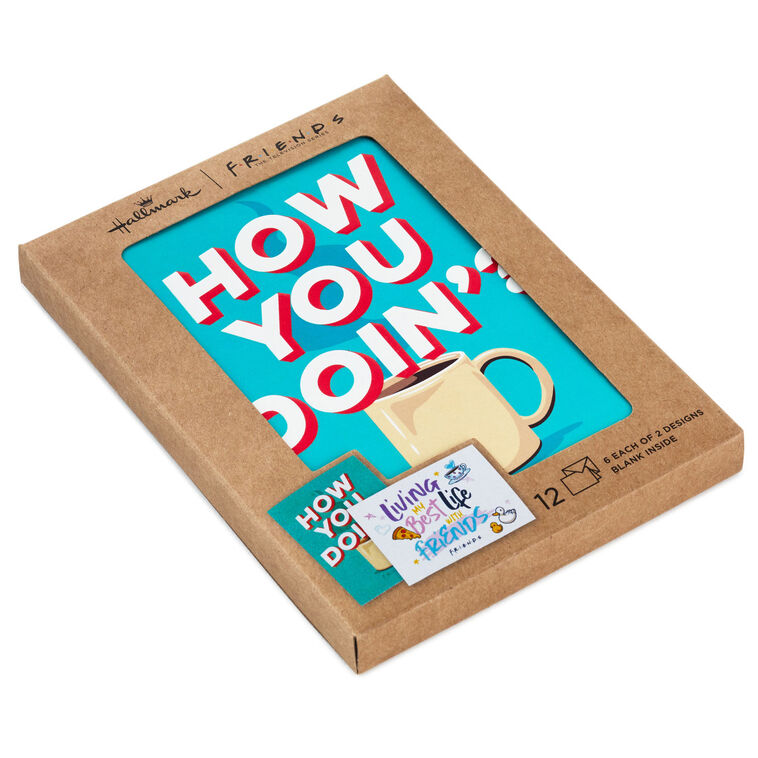 Friends Boxed Blank Note Cards, Pack of 12