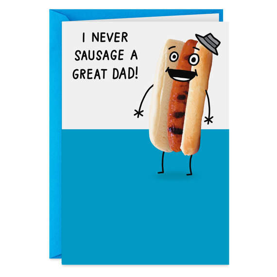Frank Food Fun Father's Day Card, , large image number 1