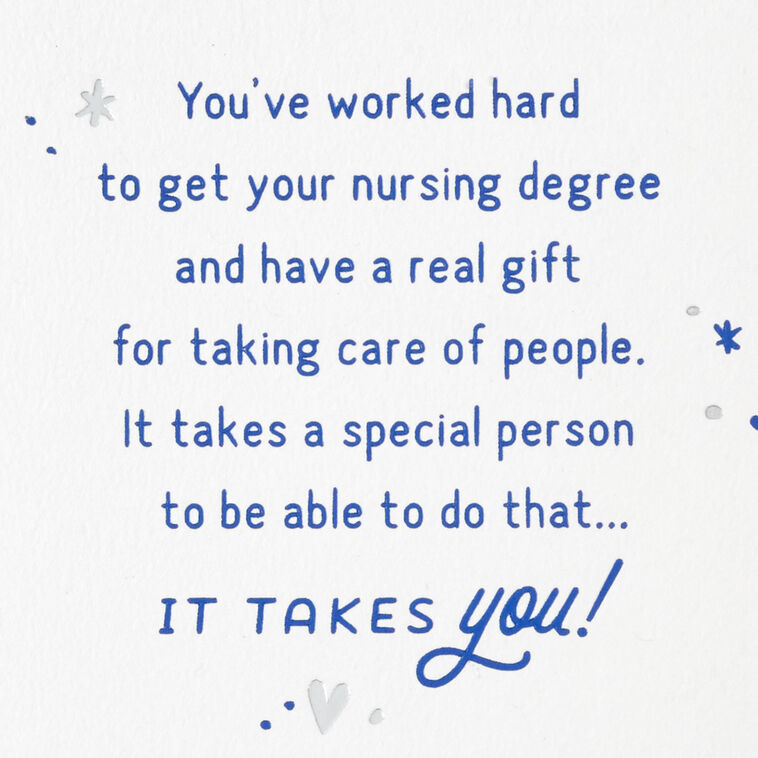 Nurses Make a Difference Nursing School Graduation Card - Greeting Cards | Hallmark Nurses Make a Difference Nursing School Graduation Card - Greeting Cards | Hallmark