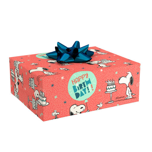 Peanuts® Snoopy Happy Birthday Wrapping Paper, 17.5 sq. ft., 