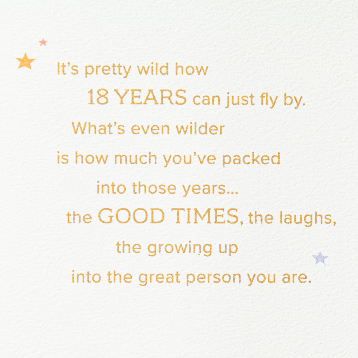 You've Grown into a Great Person 18th Birthday Card With Cake Topper, , large image number 2