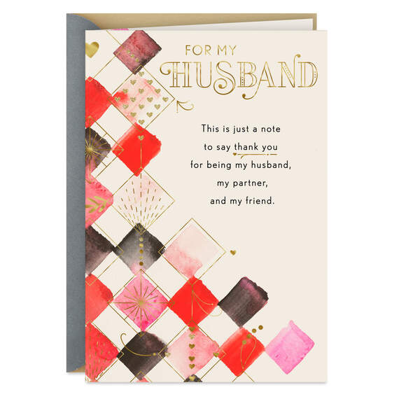 Thank You for Being You Valentine's Day Card for Husband, , large image number 1