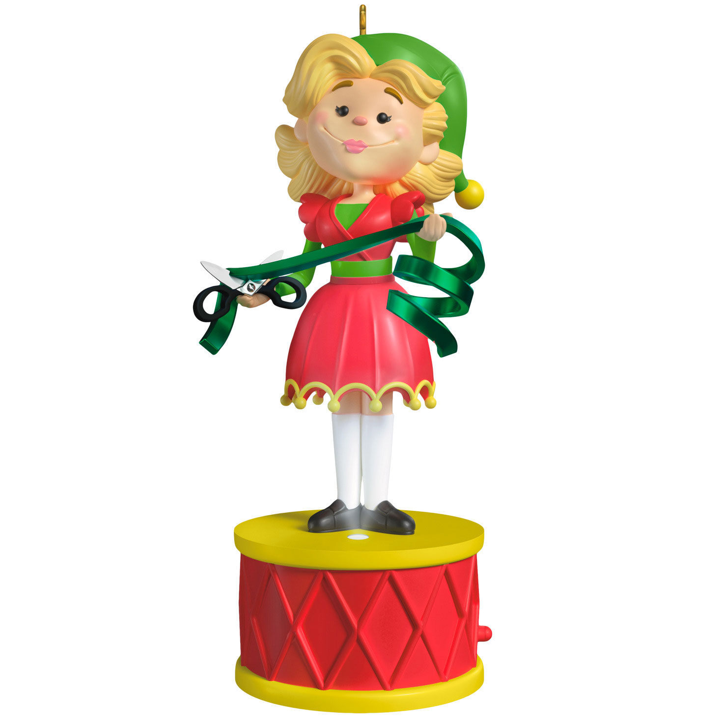 Elf Collection Jovie Ornament With Light and Sound