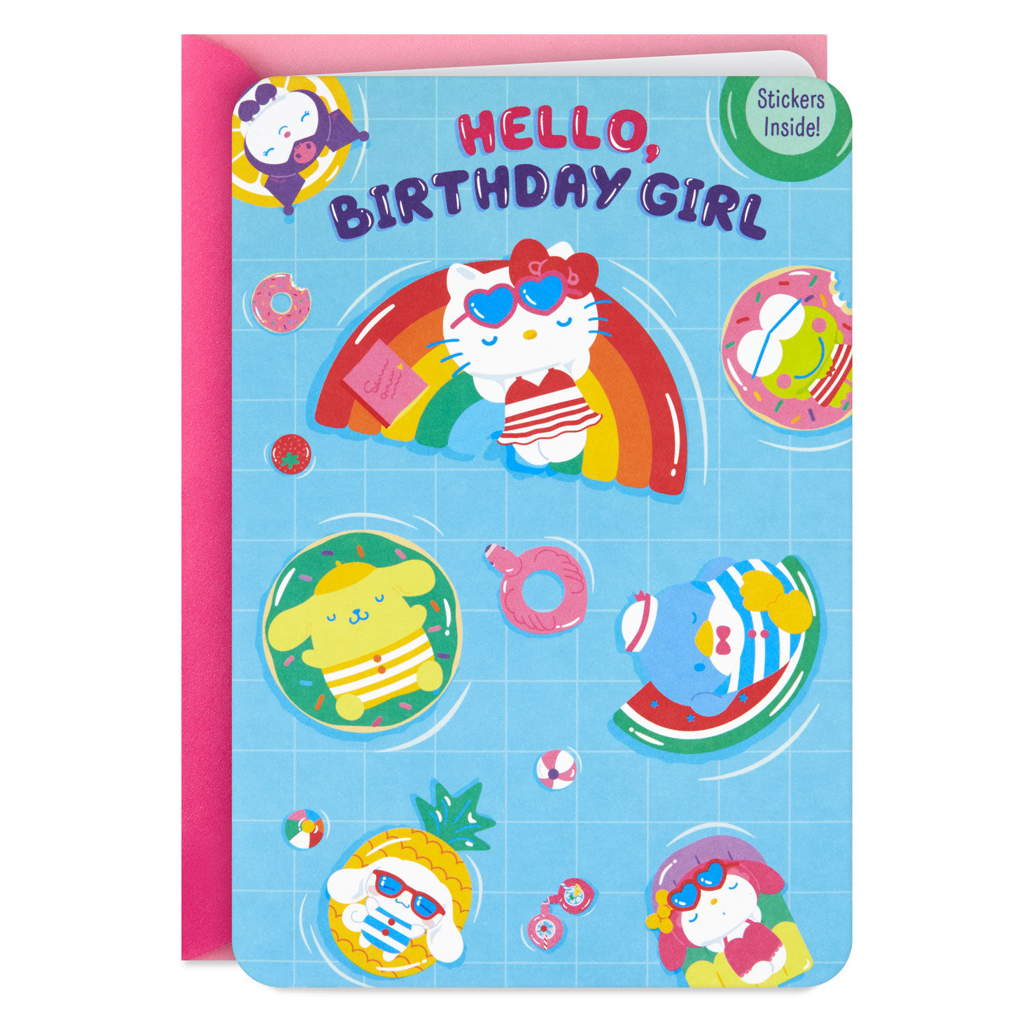 SANRIO® Hello Kitty® and Friends Fabulous You Birthday Card for Girls With Stickers for only USD 4.99 | Hallmark
