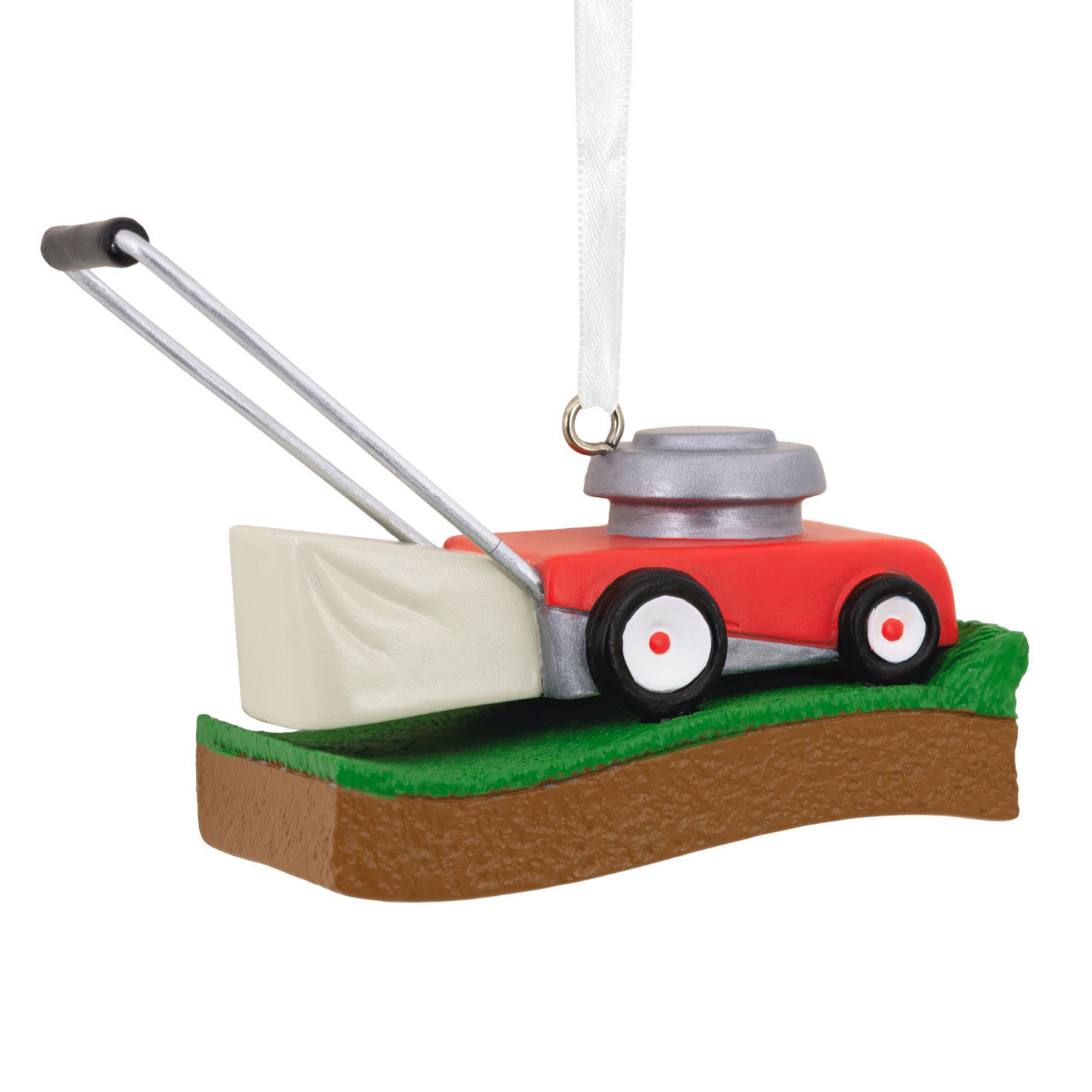 Kicking Grass Lawn Mower Hallmark Ornament, , large image number 4