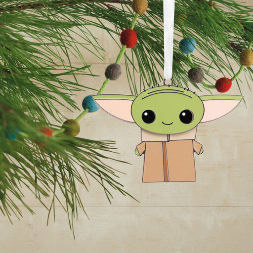 Star Wars: The Mandalorian™ Grogu™ Moving Metal Hallmark Ornament, 