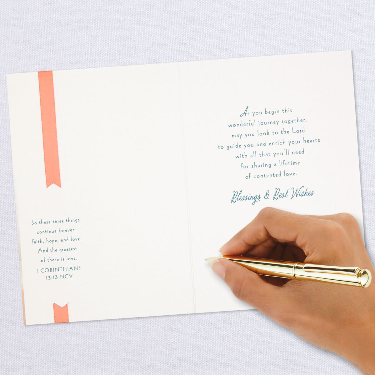 Blessings Best Wishes Religious Wedding Card Greeting Cards Hallmark