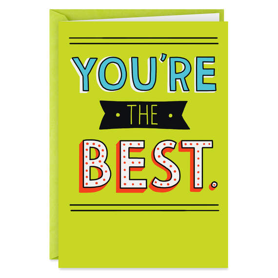 You're the Best Funny Card, , large image number 1
