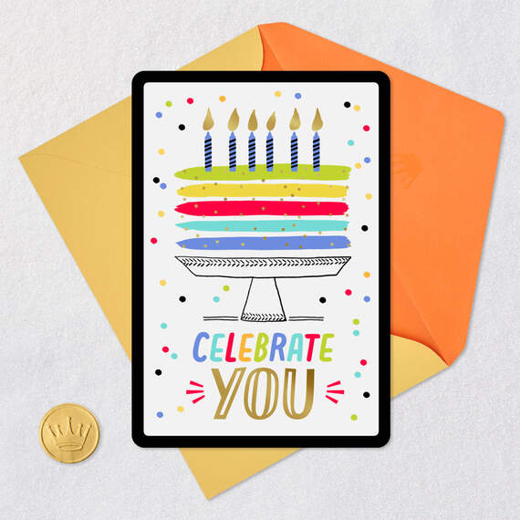 Celebrate You Video Greeting Birthday Card, , large image number 7