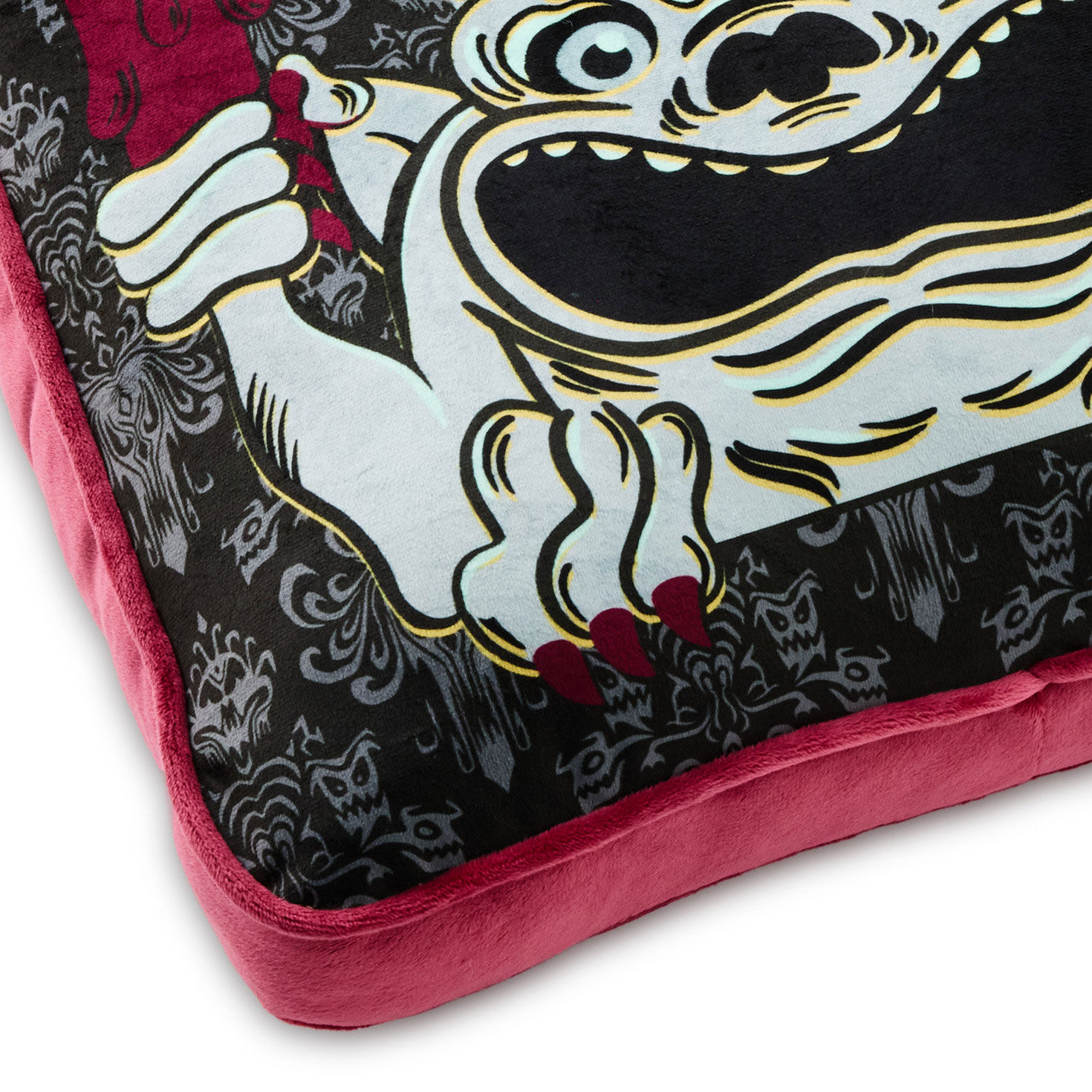 Disney Haunted Mansion Gargoyle Pillow closeup detail image number 4