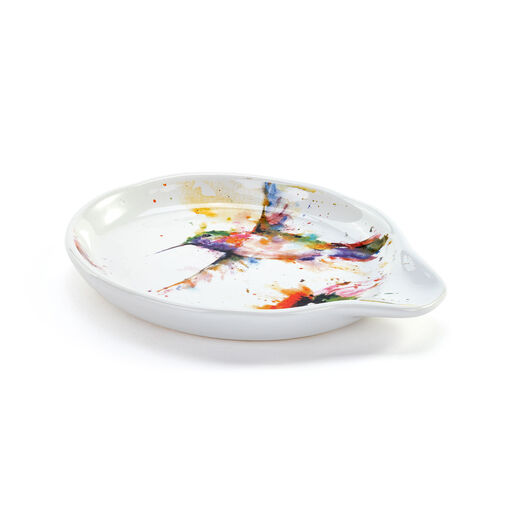 Demdaco Hummingbird Oval Spoon Rest, 