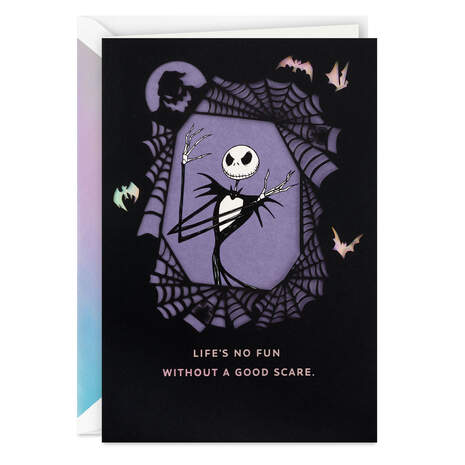 Disney Tim Burton's The Nightmare Before Christmas Good Scare Halloween Card, , large