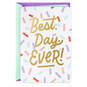 Best Day Ever Confetti Blank Card, , large image number 1