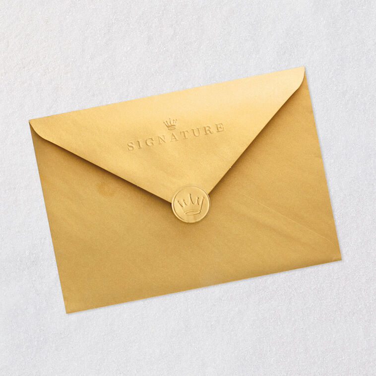 Black and Pink Felt Banner Birthday Card fir Her Card Back with Envelope image number 11