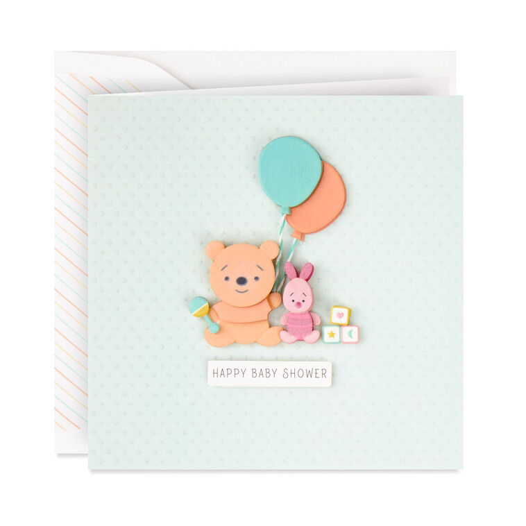 Disney Winnie the Pooh Never a Sweeter Thing Baby Shower Card