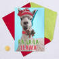 Caroling Llama Bobblehead Funny Musical Pop-Up Christmas Card, , large image number 5