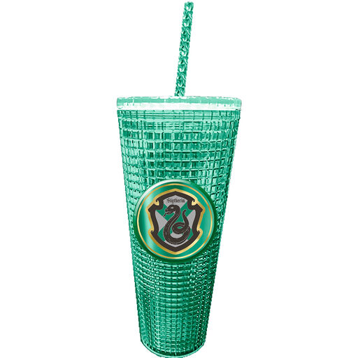 Spoontiques Harry Potter Slytherin Tumbler With Straw, 20 oz., 