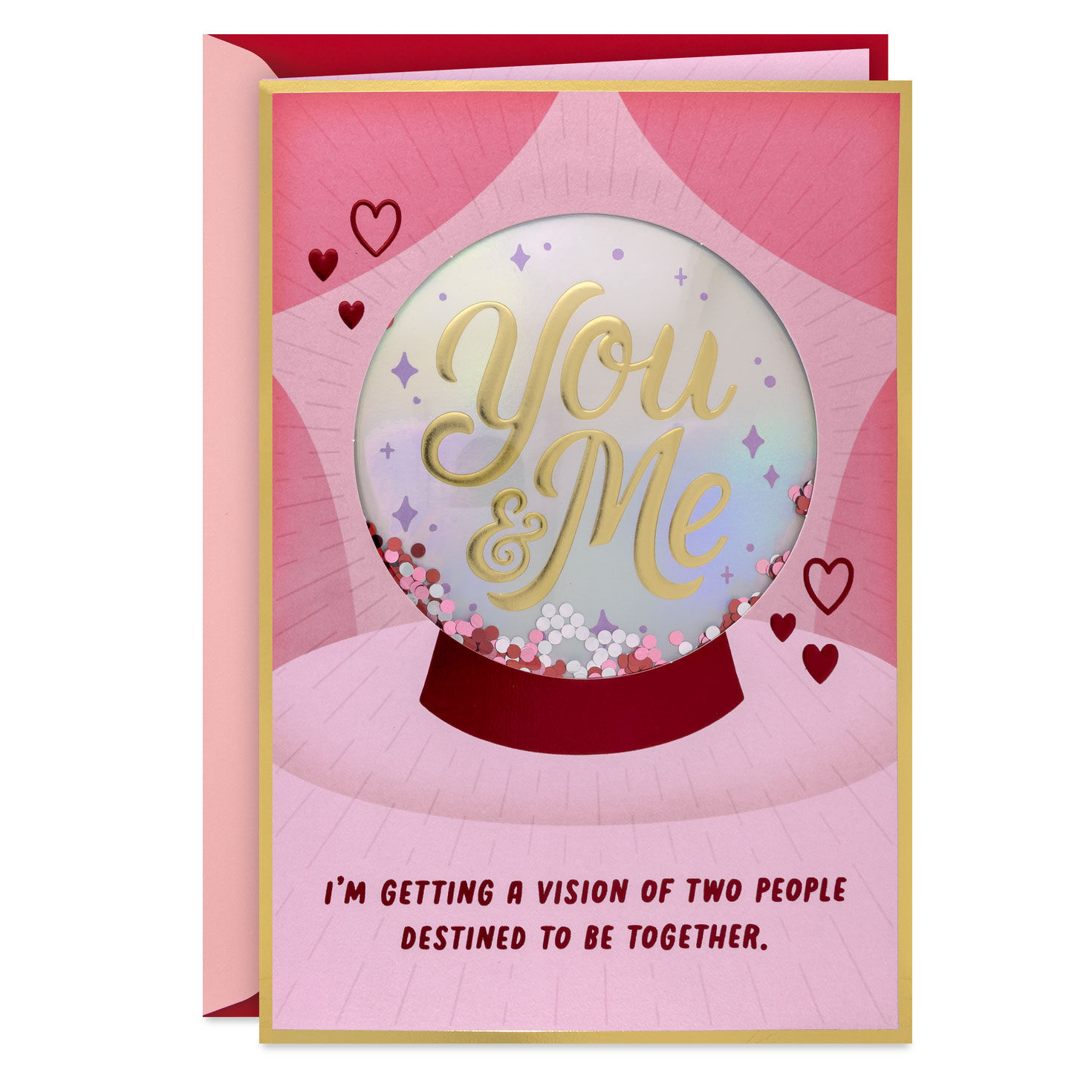 Crystal Ball I'm Getting a Vision Valentine's Day Card