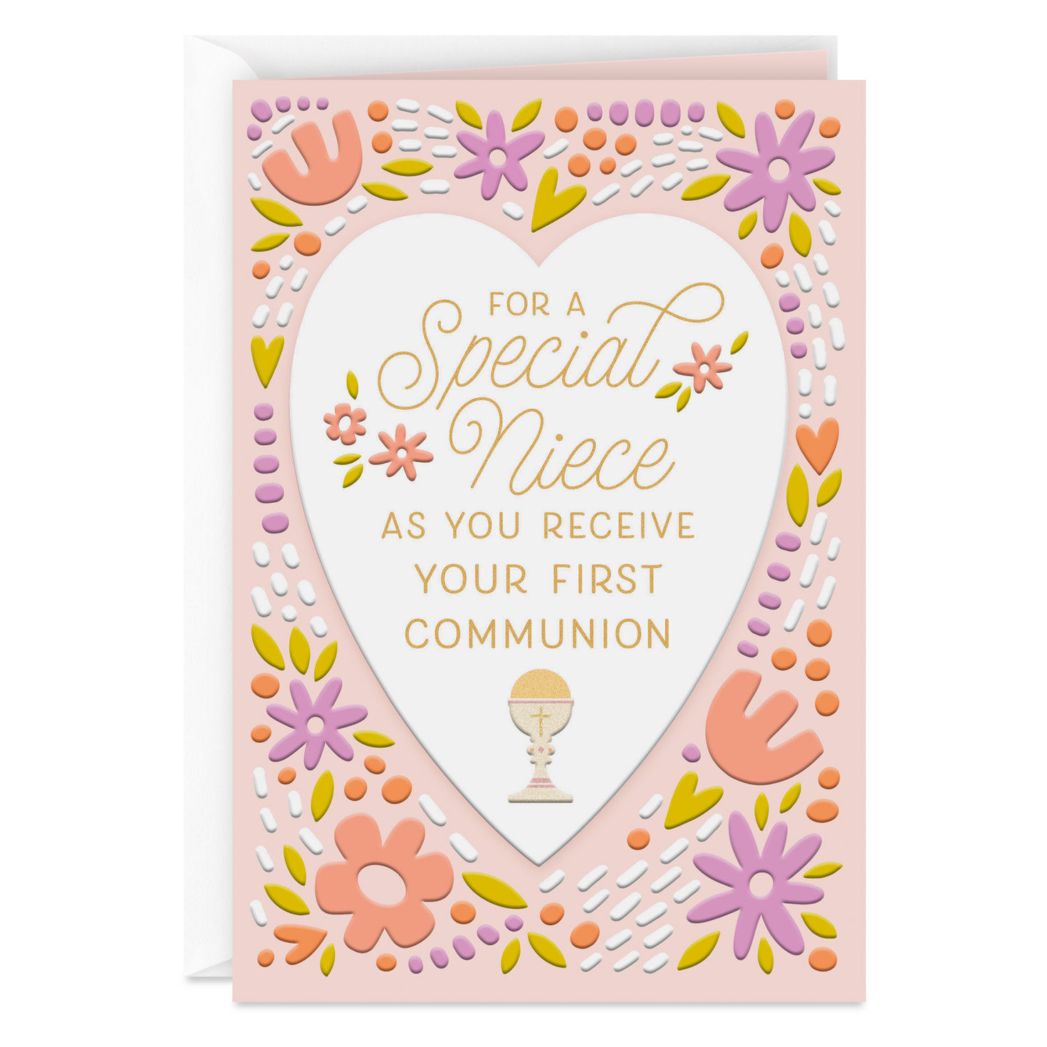 May Jesus Bless You First Communion Card for Niece