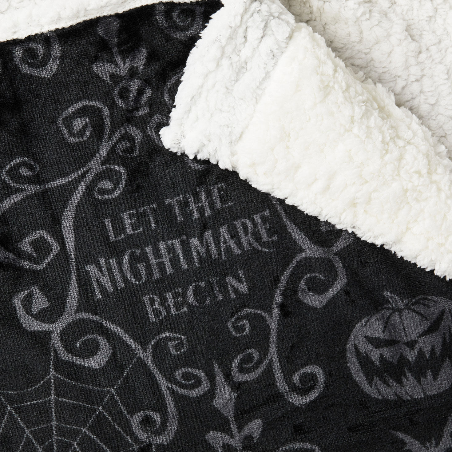 Disney Tim Burton's The Nightmare Before Christmas Jack Skellington Hooded Blanket, , large image number 5