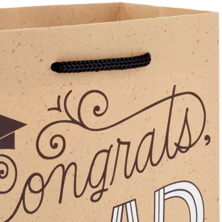 6.5" Cheers 8-Pack Small Graduation Gift Bags, , large image number 3