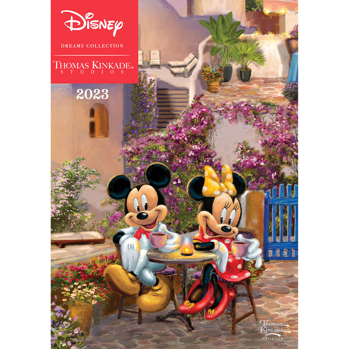 Disney Dreams Collection By Thomas Kinkade Studios 2023 Monthly/Weekly