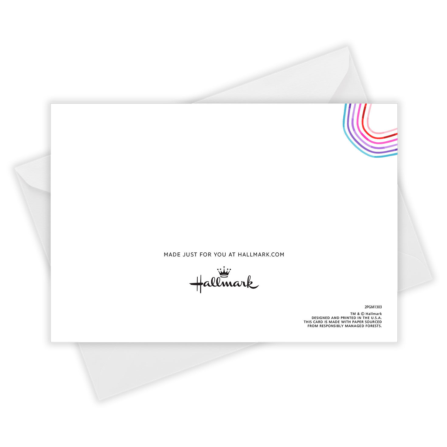 Personalized Rainbow Lettering Love Photo Card  image number 5