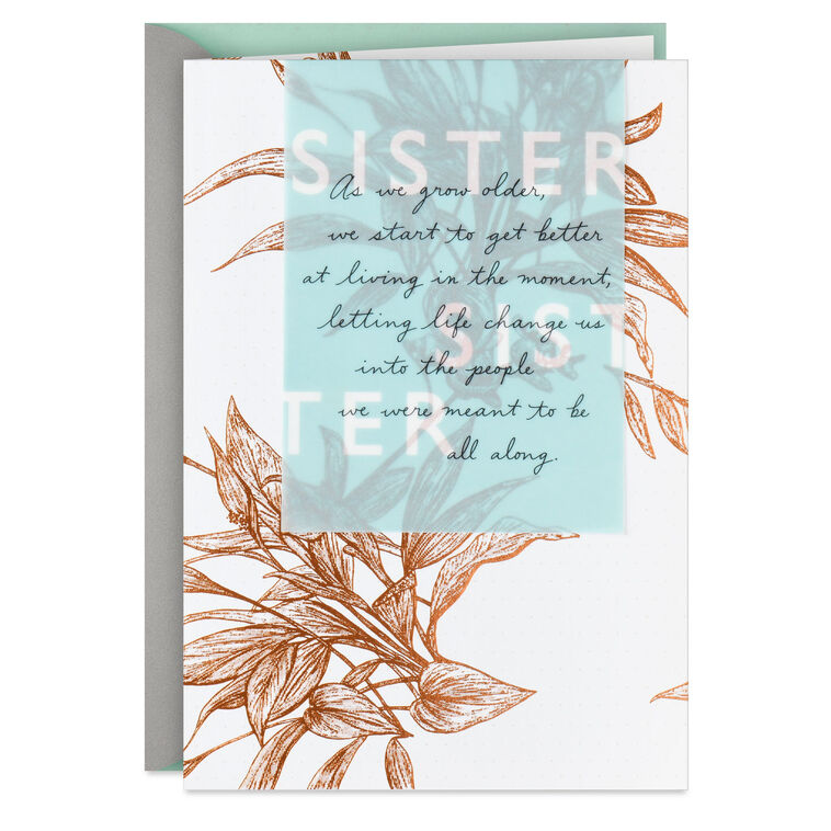 A Woman of Strength and Joy Birthday Card for Sister