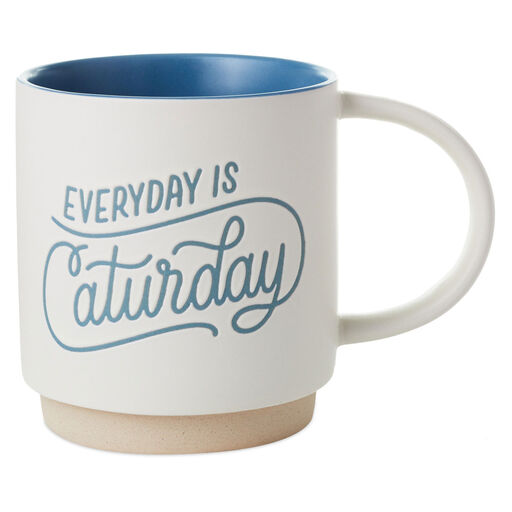 Everyday Is Caturday Mug, 16 oz., 