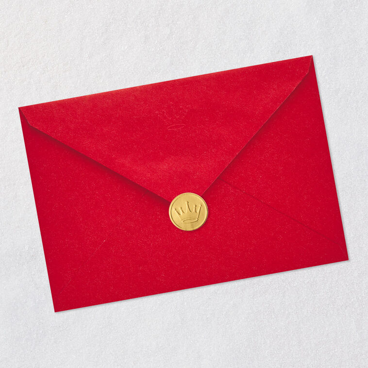 Stay Cool Santa Pop-Up Christmas Card for Nephew Envelope Back with Seal image number 7